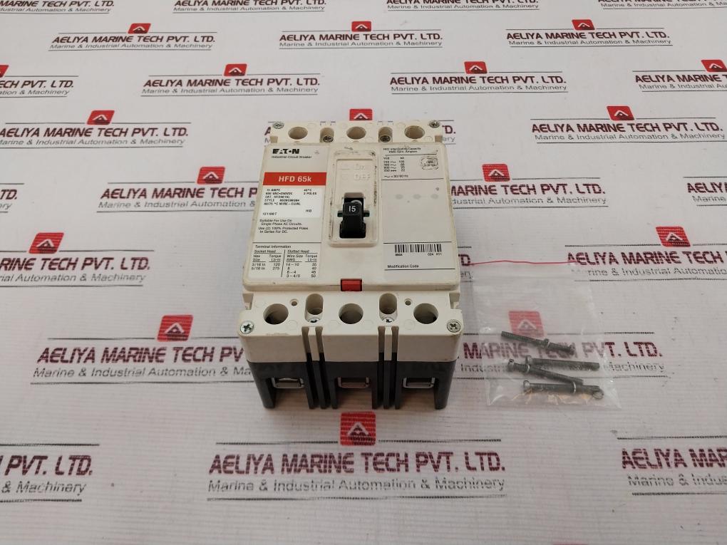 Eaton Hfd3015L Industrial Circuit Breaker