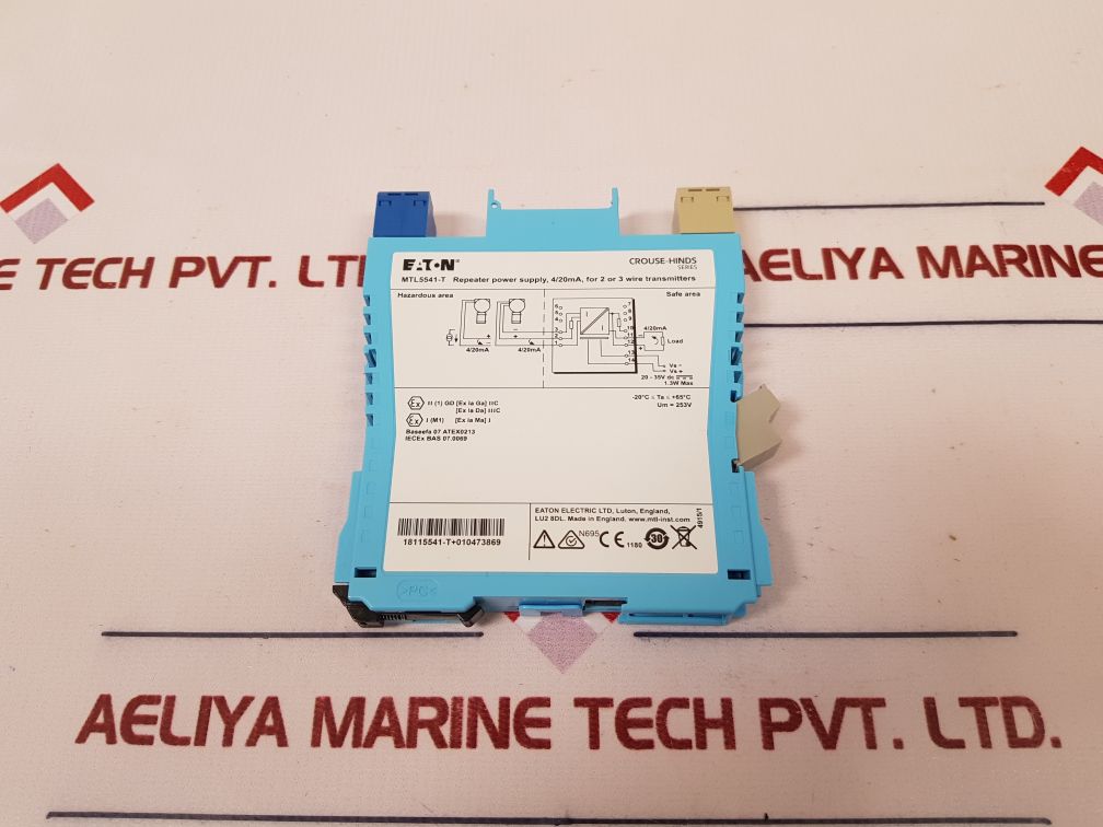 Eaton Mtl5541-t Repeater Power Supply 20-35V Dc 1.3W Max