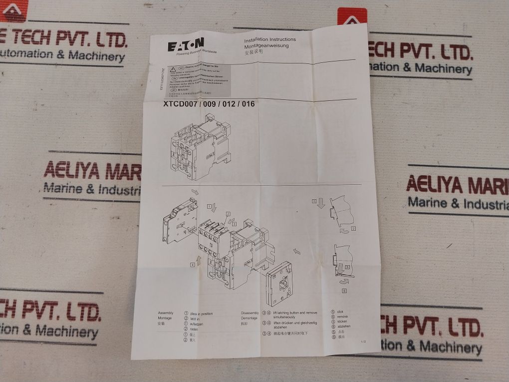 Eaton XTCD009 Moeller Series Contactor 110V 50/60Hz