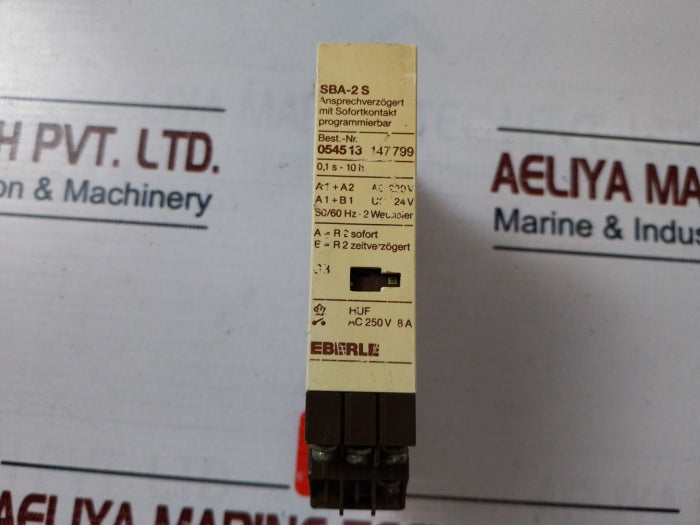 Eberle Sba-2 S Response Delayed With Instant Contact Ac 250v 8a