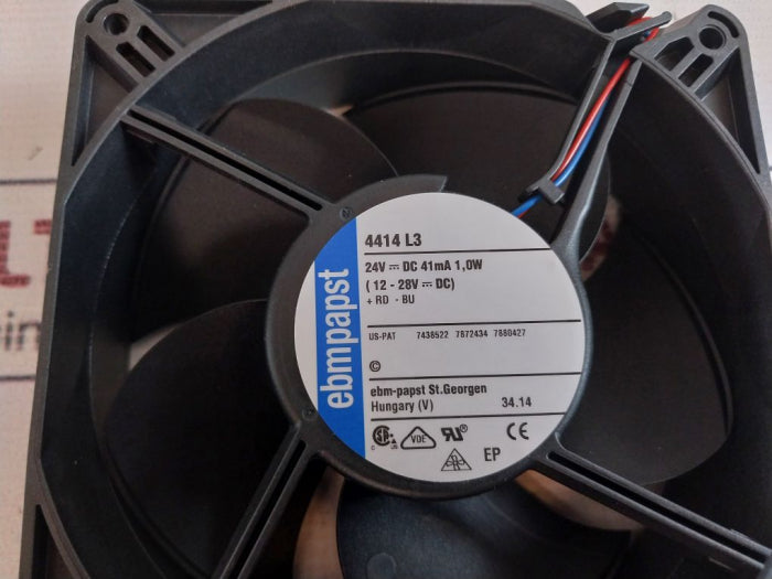 4414 L3 Dc Sleeve Bearing Fan 24V-dc 41Ma Grl9999903120