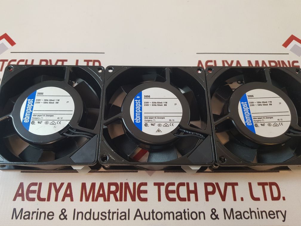 Ebmpapst 3956 Fan 230V 50Hz 60Ma 11W/60Hz 50Ma 9W