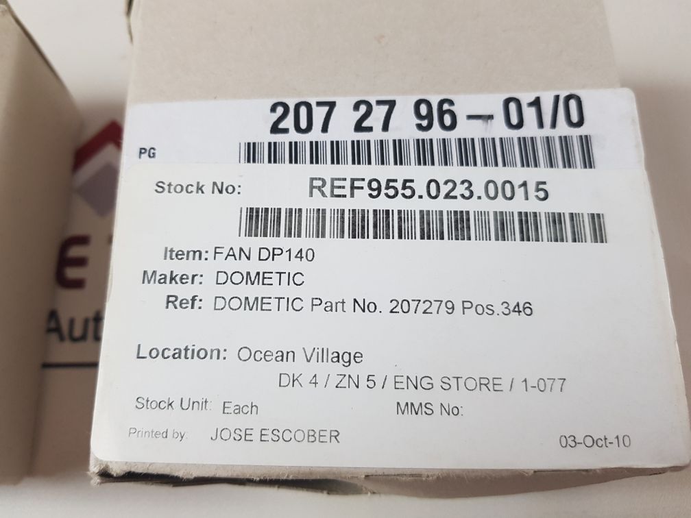 Ebmpapst 8412 Ngmle Fan Dp140 12V Dc 75Ma