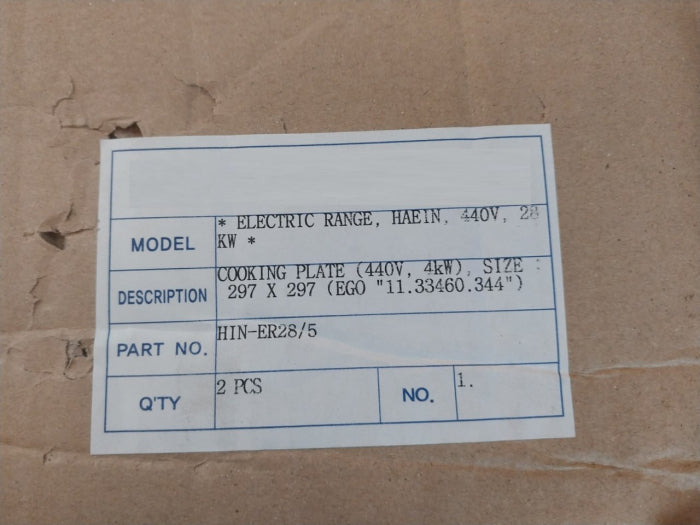 Ego 11.33460.344 Cooking Plate 4000w 440v 23 167