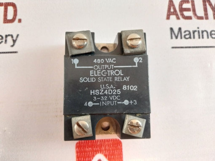 Elec-trol Hsz4D25 Solid State Relay 3-32 Vdc