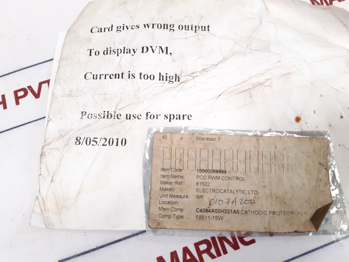 Electrocatalytic a1-81502 control board rev.b