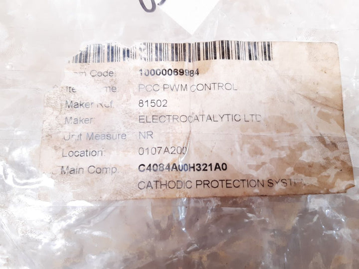 Electrocatalytic A1-81502 Control Board