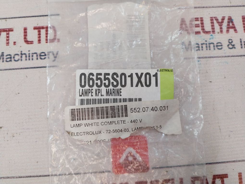 Electrolux 0Kw710 Complete Shaft Seal White Lamp Kit 60°C