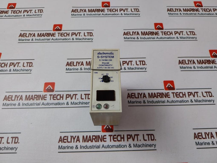 Electromatic S-system S 114166 230 Pulse Continuity Timer With Base 10A 250V