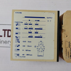 Electromatic S 112 166 724 Interval Timer External Start with Base 24V