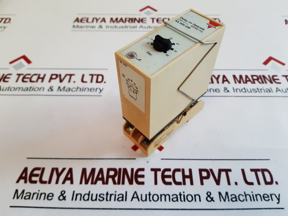Electromatic Sa 205 230 Delay On Operate With Base 3-60 Sec
