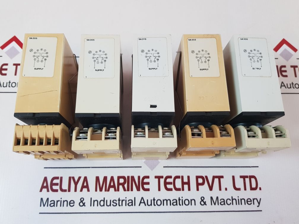 Electromatic Sa 205 230 Time Delay Relay With Base 230 V Ac