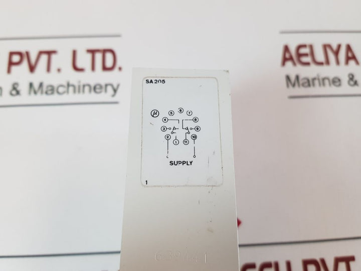 Electromatic Sa 205 230 Time Delay Relay With Base 230 V Ac
