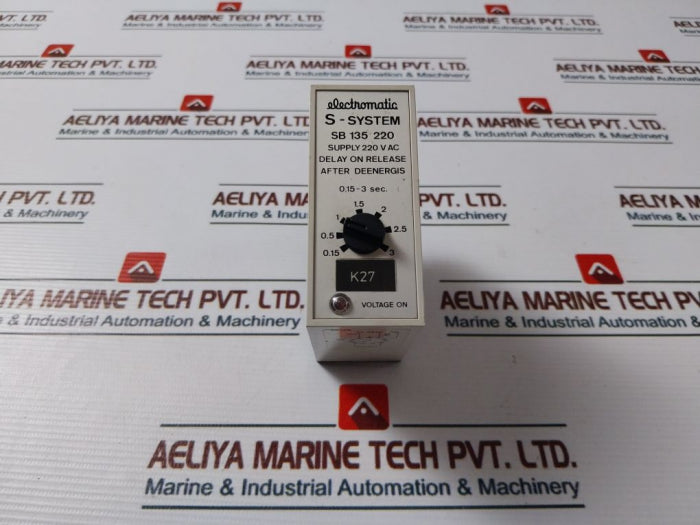 Electromatic Sb 135 220 Delay On Release After Deenergis 220 Vac