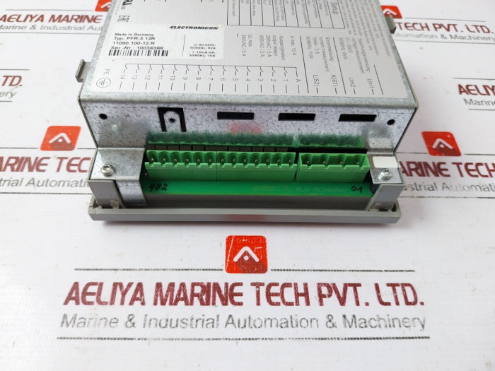 Electronicon Pfr-x 12r Power Factor Controller 90-550v 50/60hz 6va