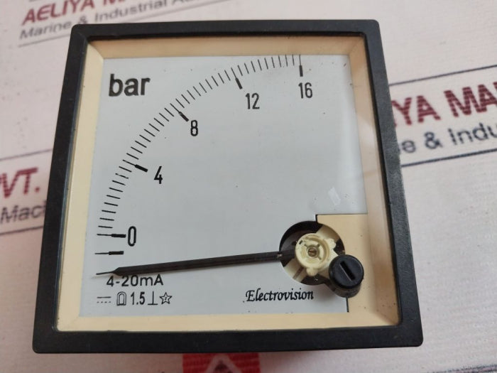Electrovision Analog Pressure Meter 4-20Ma 0-16Bar
