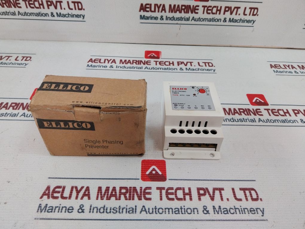 Ellico Etc-100 Single Phasing Preventer Electronic Timer 415V