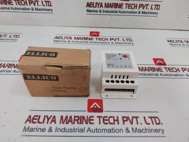 Ellico Etc-100 Single Phasing Preventer Electronic Timer 415V