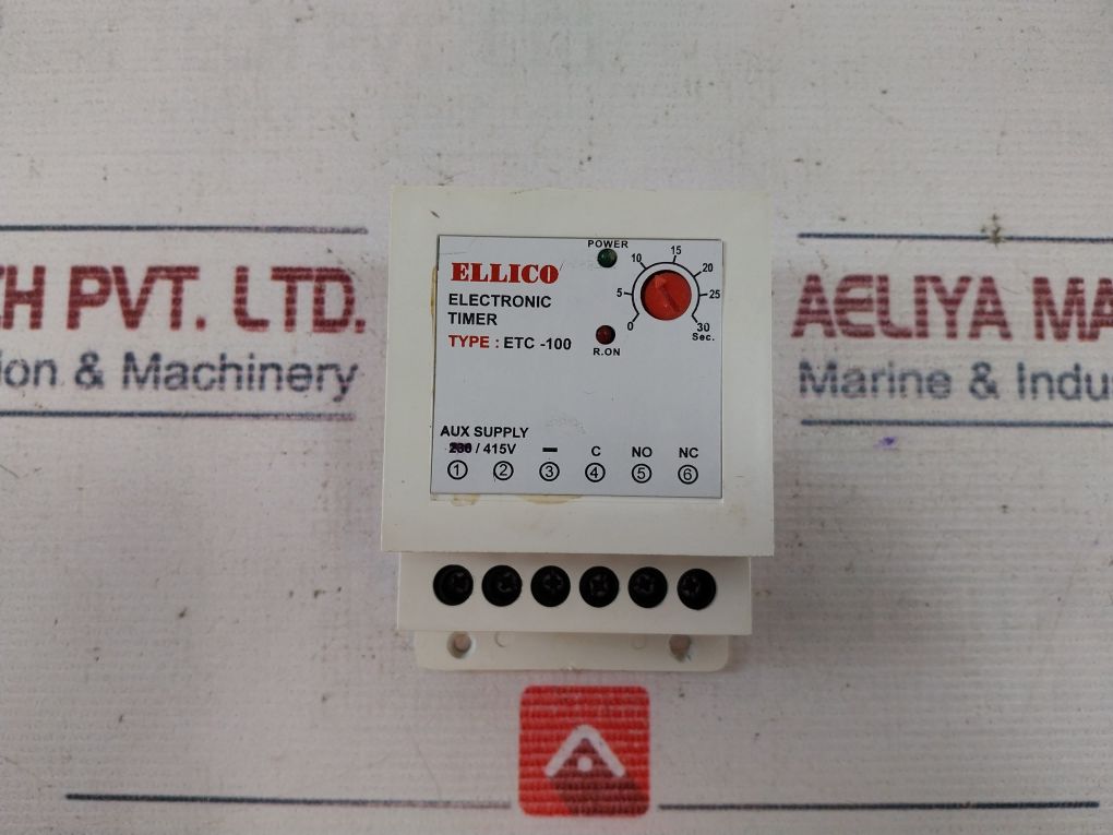 Ellico Etc-100 Single Phasing Preventer Electronic Timer 415V