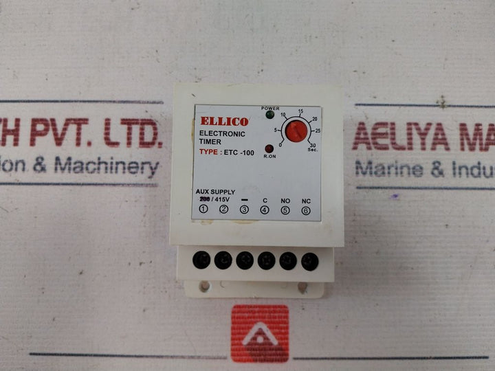 Ellico Etc-100 Single Phasing Preventer Electronic Timer 415V