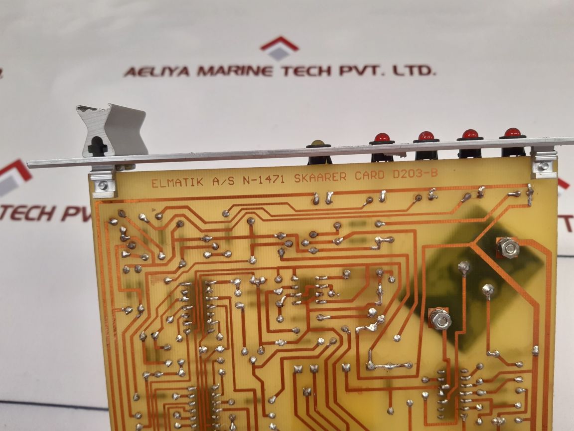 Elmatik D-203A Pcb Card Used
