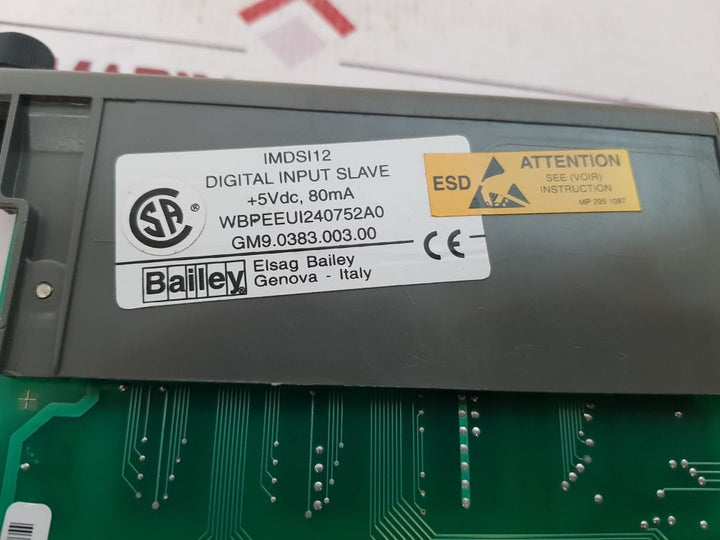 Elsag bailey infi 90 imdsi12 digital slave input module