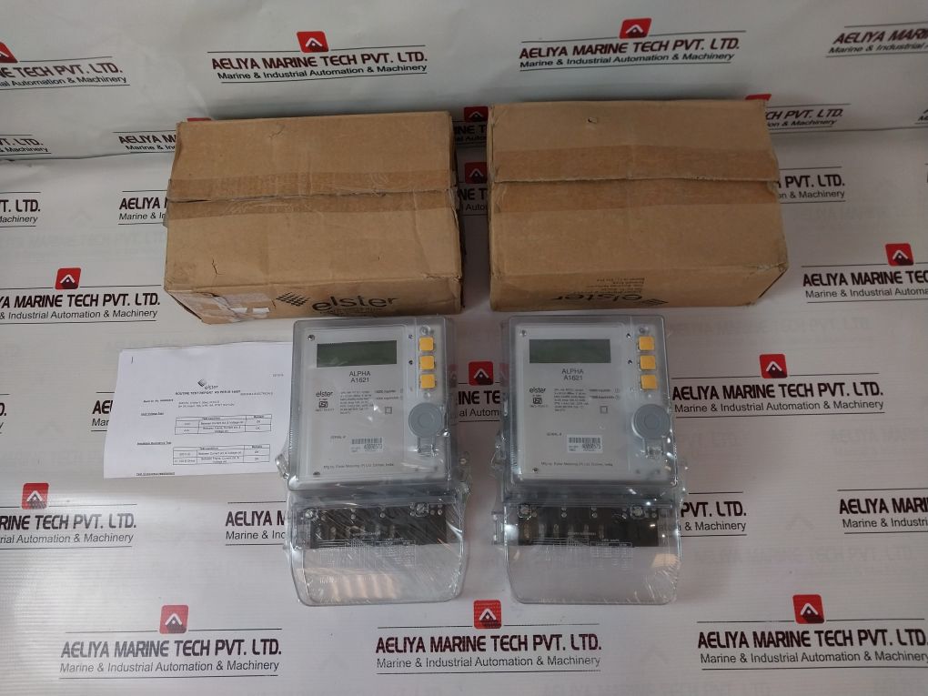 Elster Alpha A1621 Kwh/Kvarh/Kvah Meter, 3Ph, 4W, Ht Ct, 5(10)A
