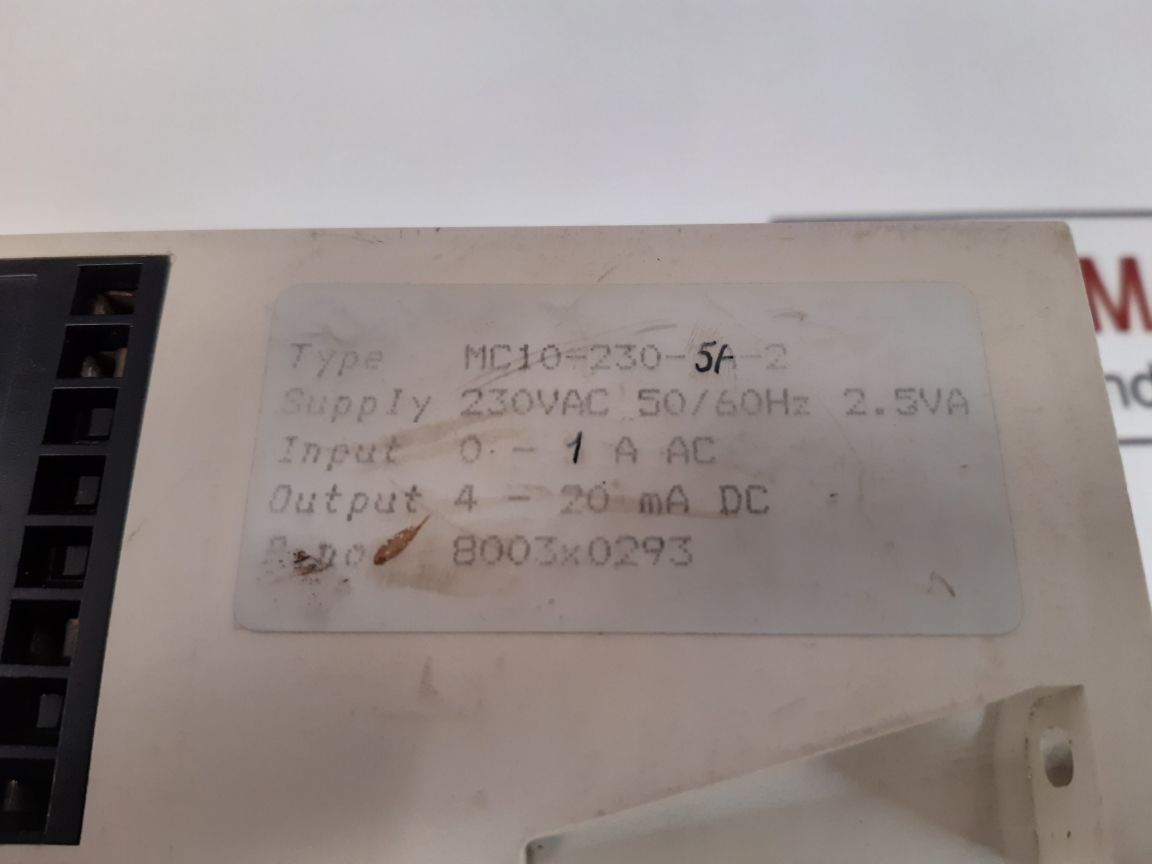 C-mac Converter Mc10-230-5A-2 Current Converter Mc10