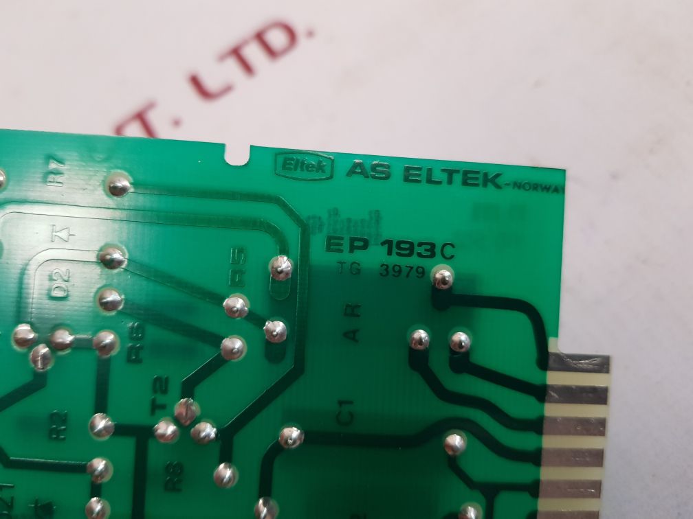 Eltek Ep193C Alarm Circuit Board