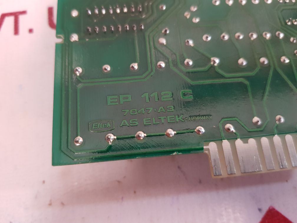 Eltek Ep 112-c Pcb Card