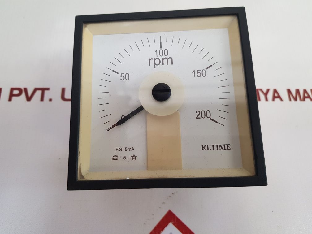 Eltime Rpm Meter 0-200 Used