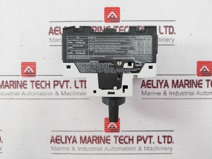 Eaton Xtpr001Bc1 Manual Motor Starter 50 Hz