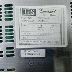 Emerald Esd-5/Aep Servo Drive Features 220 Vac 50/60Hz Sf06105R0