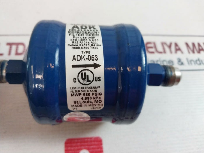 Emerson Adk-053 Hermetic Liquid Line Filter Drier 680Psig