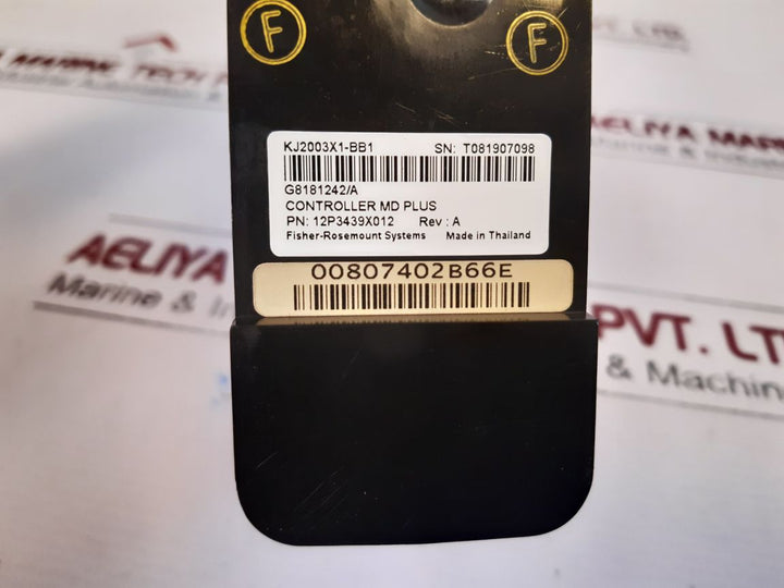 Emerson Deltav 12P3439X012 Md Plus Controller Rev A 5 Vdc 1.4A Kj2003X1-bb1