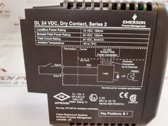 Emerson 12P2535X052 Discrete Input Module Rev F 12 Vdc 150 Ma Kj3201X1-ba1
