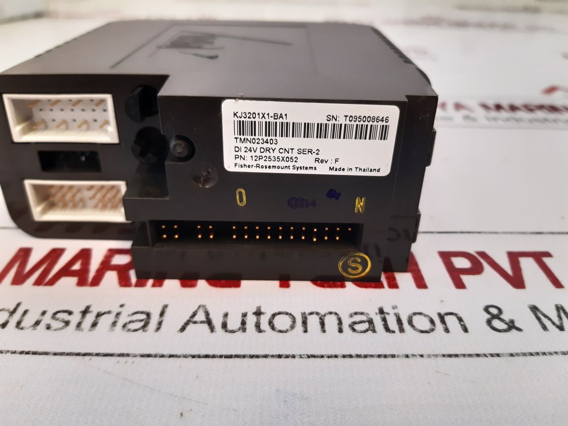 Emerson 12P2535X052 Discrete Input Module Rev F 12 Vdc 150 Ma Kj3201X1-ba1