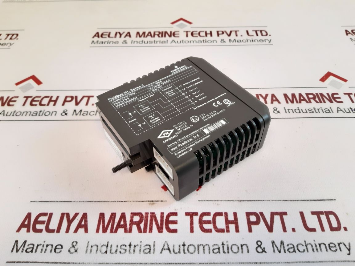 Emerson Kj3242X1-ba1 Fieldbus H1, Series 2 12P2471X052 Rev: F 12Vdc, 300Ma