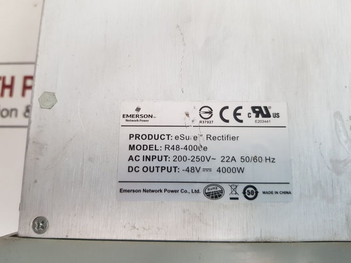 Emerson R48-4000E Power Rectifier