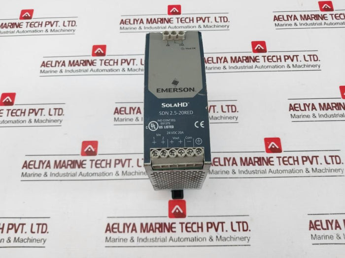 Emerson Sdn 2.5-20red Redundancy Power Supply Module, 24vdc 20a E61379