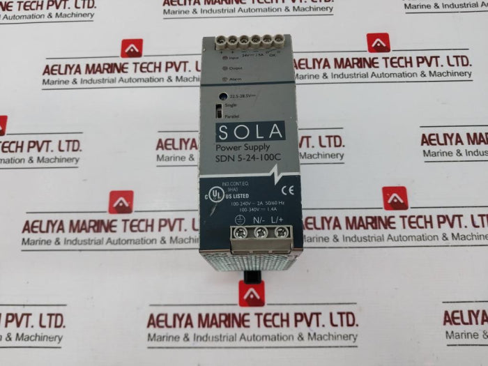 Emerson Sdn 5-24-100c Power Supply 24v---/5a Iecex Ul 15.0023x Ph32180170