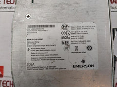 Emerson Sdn 5-24-100c Power Supply 24v---/5a Iecex Ul 15.0023x Ph32180170