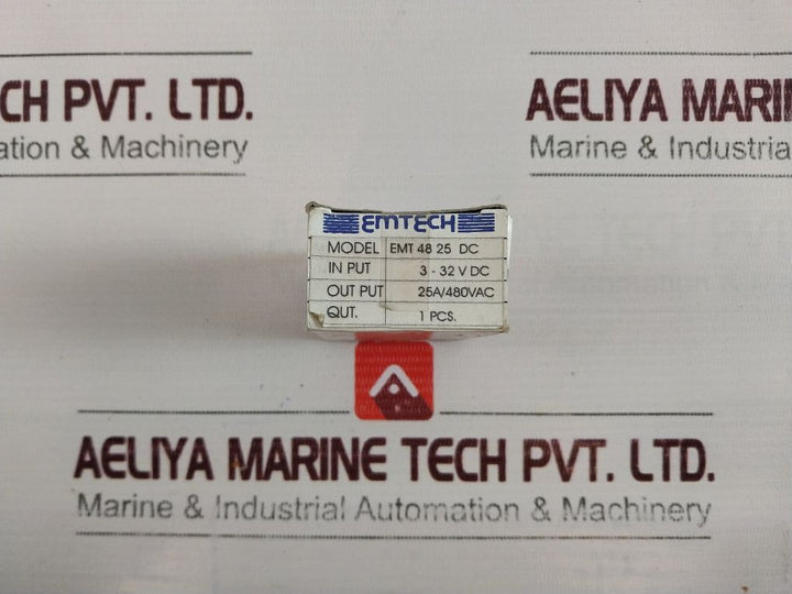 Emtech Emt 48 25 Dc Solid State Relay 3-32Vdc