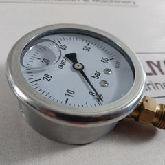 En 837-1 Pressure Gauge Cl. 1.6 0-60 Bar 1/4" Bsp