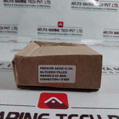 En 837-1 Pressure Gauge Cl. 1.6 0-60 Bar 1/4" Bsp