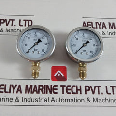 En 837-1 Pressure Gauge Cl. 1.6 0-60 Bar 1/4" Bsp