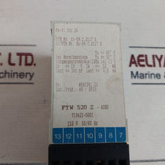 Endress+Hauser Ftw 520 Limit Control Unit