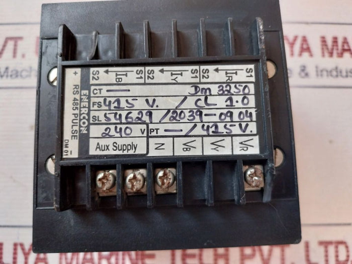 Enercon Dm 3250 Digital Panel Meter 415V