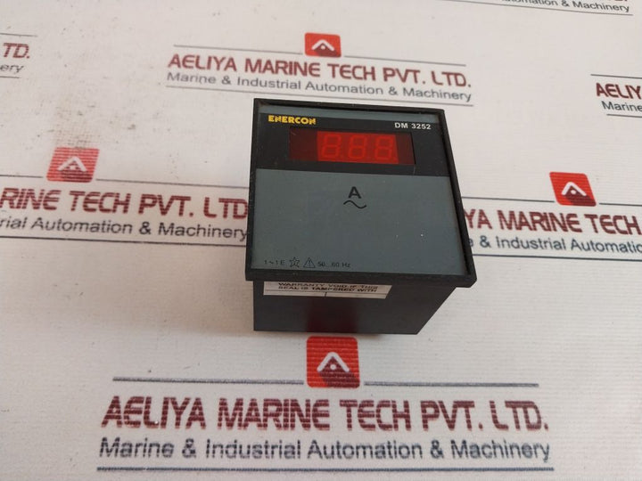 Enercon Dm 3252 3Digit Panel Meter Display 240V 50/60Hz