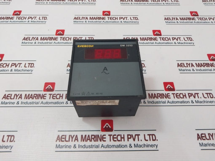 Enercon Dm 3252 Panel Meter 3-digit Display 125Amps 240V